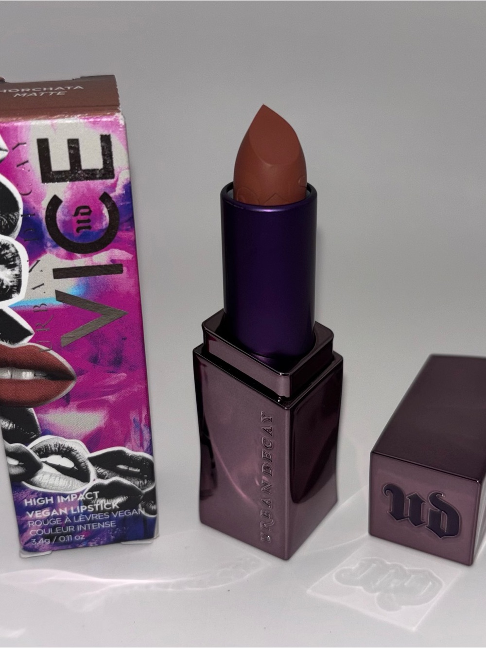 Urban Decay Vice Lipstick Horchata Matte NEW Vegan High Impact NIB